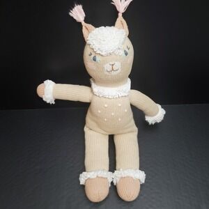Blabla 17" Picchu the Alpaca Plush Cotton Knit Doll Made in Peru
